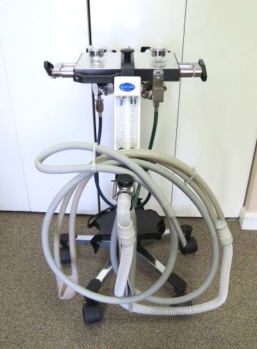 Porter 3000 MXR 4 Tank Portable Dental Flowmeter Cart Nitrous Oxide N2O System