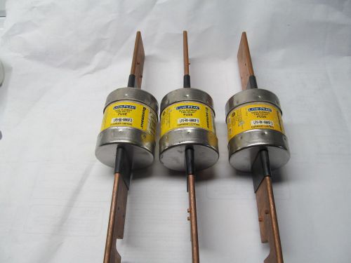 3- bussmann lps-rk-600sp 600 amp 600volt fuses used for sale