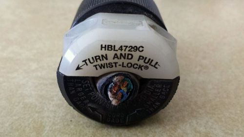 Hbl 4729c twist lock plug