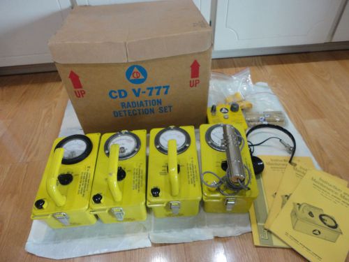 Vintage Civil Defense Shelter Radiation Detection Kit CD V-777 In Original Box