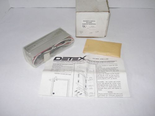 New detex ms-2049s surface mount door fixture lockset magnetic safety switch for sale