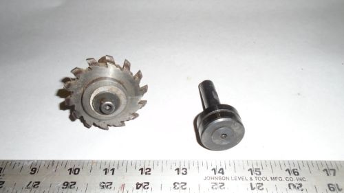 MACHINIST TOOLS LATHE MILL Machinist Lot of Slitting Blade Milling Arbor 1/2&#034; Sh