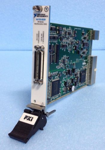 NI National Instruments; M Series Multifunction DAQ, 191332E-01L;Model: PXI-6229