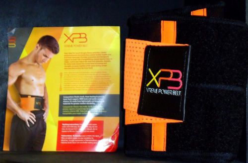 100% XTREME BELT ORIGINAL ORANGE power tecnomed SHAPERS hot slimming waist gym