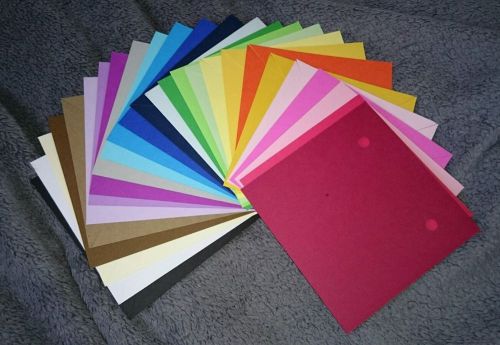 NEW Handmade bracelet display card, 3.5x3.5 inch, 50 pcs, asst color