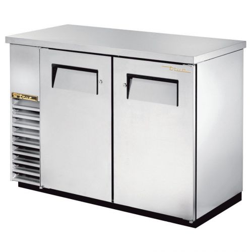 True tbb-24-48-s 49&#034; stainless steel back bar refrigerator with solid doors - 24 for sale