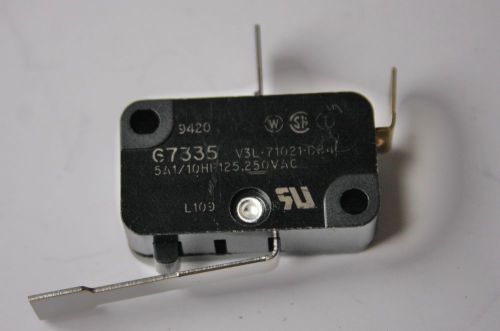 Hvac-&#034; micro switch-g7335 /w paddle type lever-new (b6) for sale