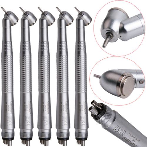 5x Dental 45 Surgical handpiece high speed turbine Push Button FAST-C