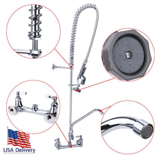 New Commercial Kitchen Pre-Rinse Faucet with 12&#034; Add-On Faucet New