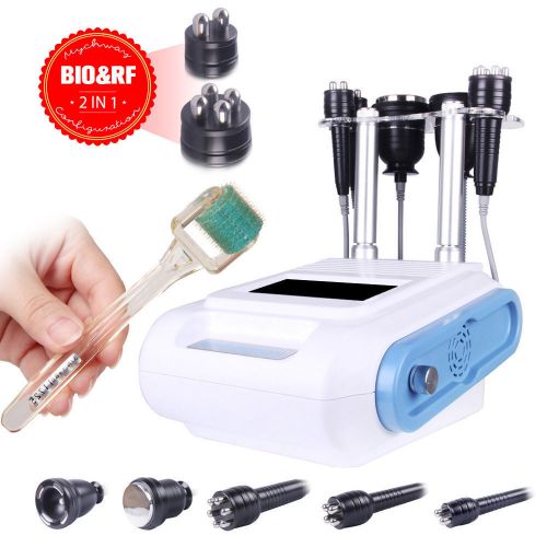 Derma roller needle + bio vacuum cavitation radio frequency rf slimming machine for sale