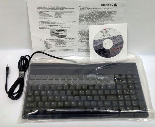 NEW Cherry Advanced Performance Line SPOS G86-62410EUAGSA USB Keyboard POS