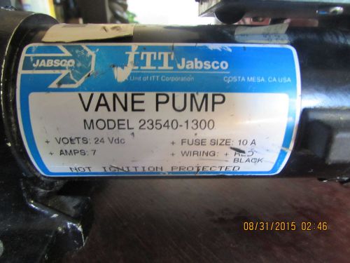 ITT JABSCO VANE PUMP MODEL 23540-1300