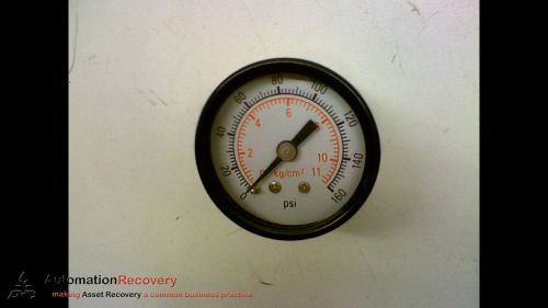 PNE GS-011.5160CSBA18 PRESSURE GAUGE 0-160 PSI 0-11 KG/CMA?, NEW*