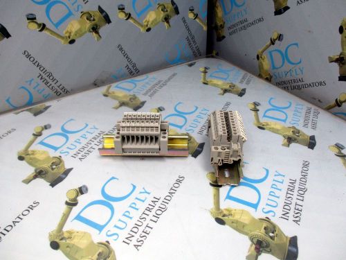 PHOENIX CONTACT D-UK CONTACT TERMINAL BLOCK LOT OF 2