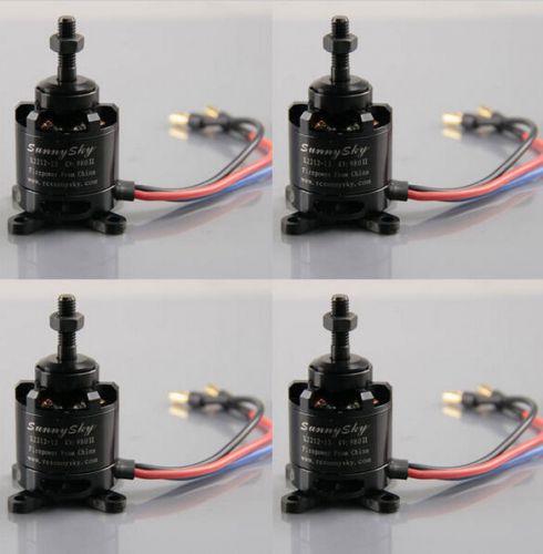 4X SUNNYSKY Original X2212 980KV Brushless Motor for Multi-rotor Aircraft copter