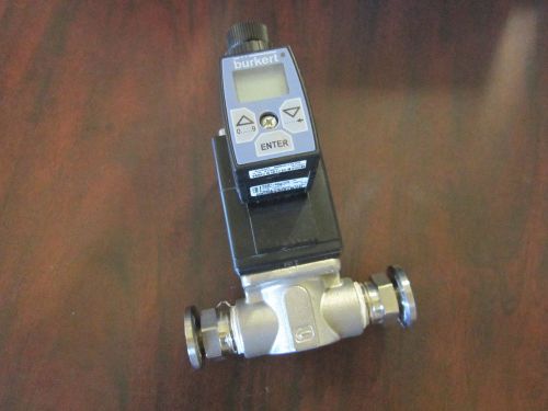 BURKERT 2875 SOLENOID VALVE WITH 8605 DIGITAL CONTROLLER WITH WARRANTY