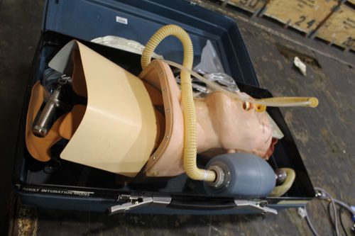 LAERDAL ADULT INTUBATION MODEL EMT AIRWAY TRAINING CPR MANIKIN MEDICAL TRAINER