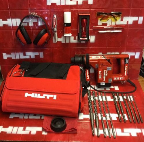 HILTI TE 14, HAMMER DRILL, L@@K, MADE IN GERMANY, FREE DRIL BITS, BAG, FAST SHIP