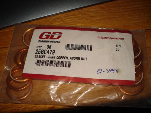 NOS Compressor Copper Gasket  Gardner Denver part # 25BC479 Qty.36 MBY075448