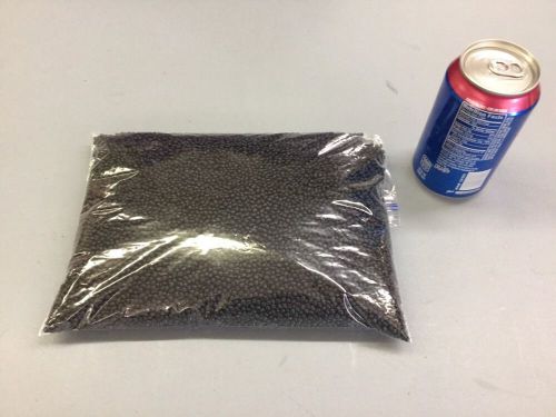 2 lbs BLACK ABS PLASTIC PELLETS, TERLURAN, ACETONE/MEK SLURRY