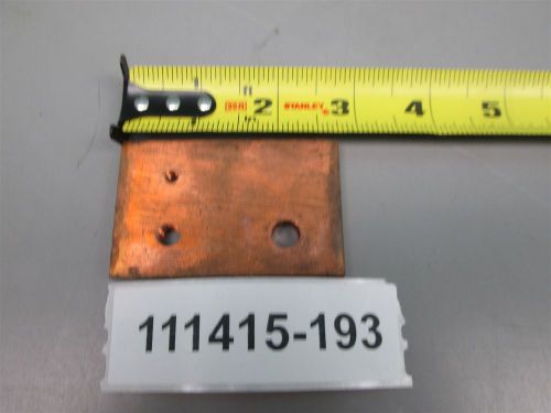 4 Pcs. Copper Main Bus Bar 1 3/4&#034; X 1/4&#034; X 2 25/32&#034; 2 Tapped Holes