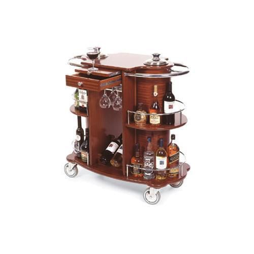 New Lakeside 70260 Wine/Liquor Cart-Bordeaux