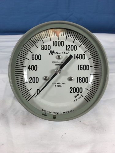 Moeller 4.5&#034; 0-2000 Mil-Spec Gauge