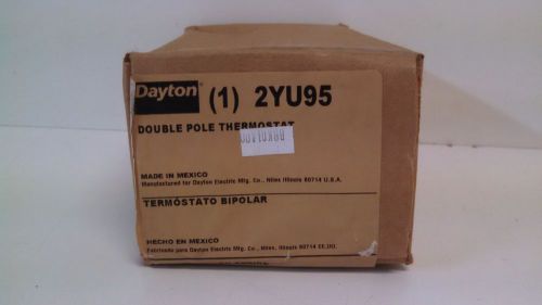 NEW SEALED IN BOX! DAYTON DOUBLE POLE THERMOSTAT 2YU95