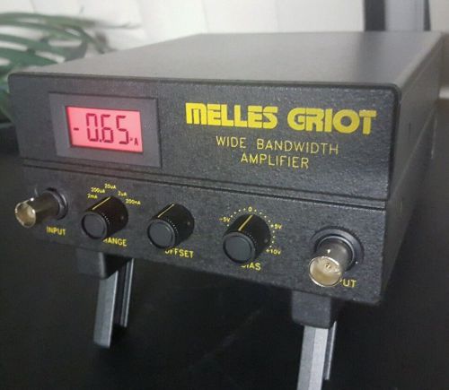 Melles Griot Wide Bandwidth Transimpedance Amplifier 5 MHz Bandwidth 13AMP005