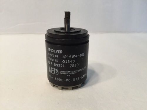 Resolver AEI Model IR15W4-405 NSN 5990-00-813-6884