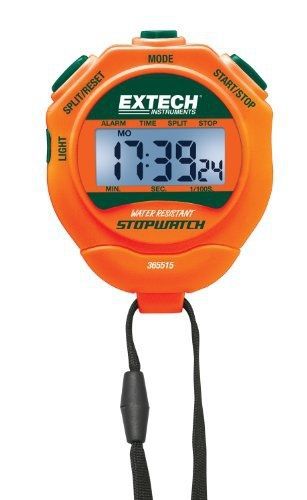 Extech 365515 stopwatch/clock with backlit display for sale