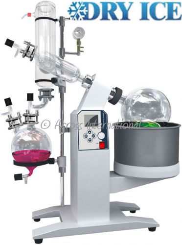 Ai solvenvap 5l rotary evaporator rotovap w/ cold trap condenser auto-lift 220v for sale