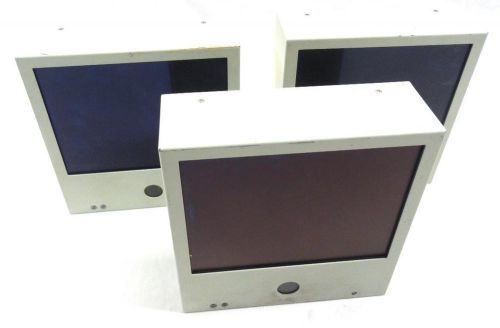 3x Clinton Electronics MX-8PVM 8&#034; Public View Monitor | 800 x 600 Resolution