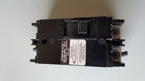 SQUARE D 2 POLE 125 AMP BREAKER &#034;Used&#034; check all photo for more info