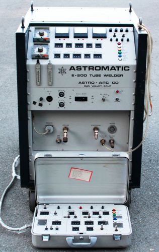 ARC Astromatic E-200-T Tube Welder + AM-11 Head, Orbital Heads, Lots of Collets