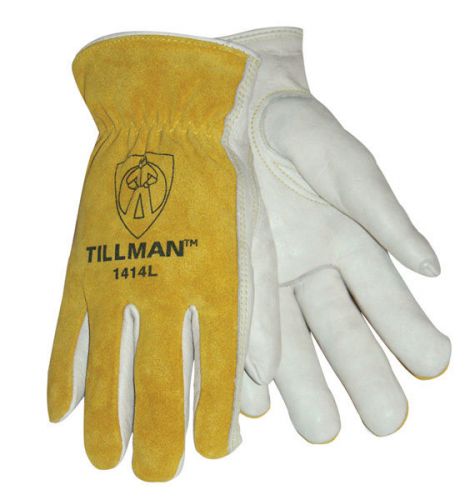 TILLMAN 1414 2XL DRIVERS/WORK GLOVES 2XL Split Cowhide