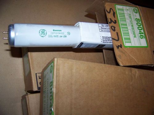 24 GE 24&#034; Florescent Light Bulbs 4 Boxes 6 ct 80046 F20T12/CW/EC06PK &#034;New&#034;