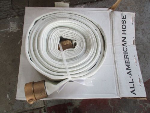 All-American Hose- Ponn Supreme 2 1/2” X 50’ WHITE double jacket Hose Fire/ oil