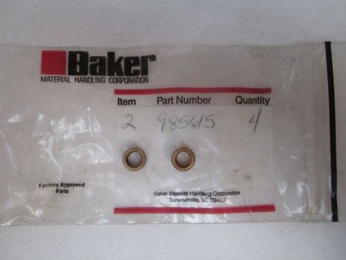 NEW BAKER BRASS BRONZE BUSHING 985615 1/4&#034; ID 3/8&#034; OD 1/4&#034; WIDTH &#034;LOT OF 2&#034;