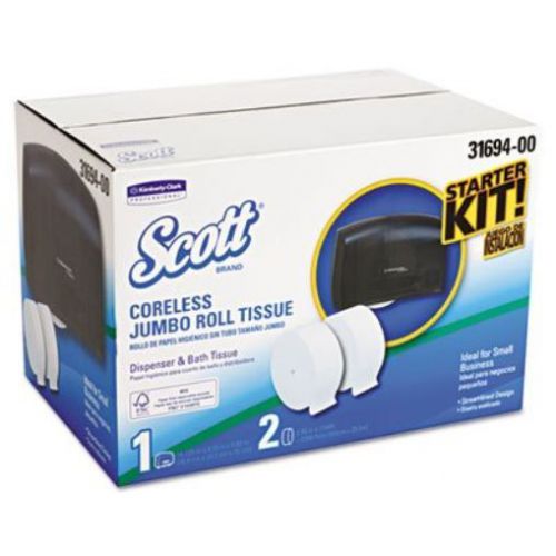 Kimberly Clark Professional SCOTT Coreless Jumbo Roll Tissue Starter Kit