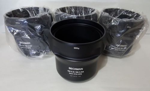 4 Beckman GH-3.8 / GH-3.8A Max 3750 RPM Centrifuge Buckets 685g