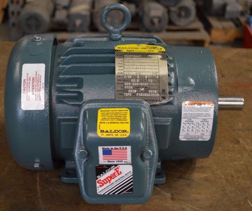 Baldor 1.5 HP, Electric Motor, 1760 RPM, Super-E, Marine Duty, 145TC, CECP3584T