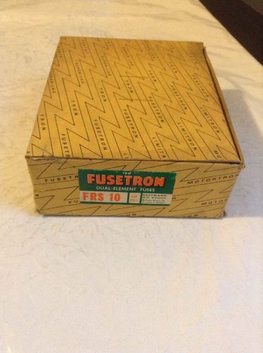 Fusetron FRS 10 Lot Of 10 Fuses FREE SHIPPING