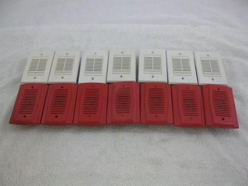 Lot of 14 System Sensor Mini Alert Sounder PA400W and MHR