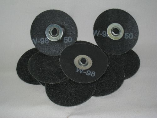 3&#034;- Quick Change Sanding Disc Type S-50 Grit A.O.-25 pcs.