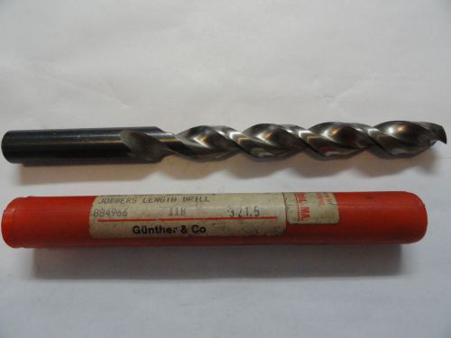 Reground Titex 12MM (.4724&#034;) HSS Parabolic Jobbers Length Drill Bit, 5059433