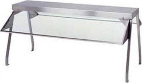 Duke 937HT-1SN Buffet Shelf with glass sneeze guard on (1) side