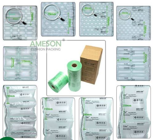 1850 air pillow per roll size 200mm x 150mm mini air easi cushion bubble wrap for sale