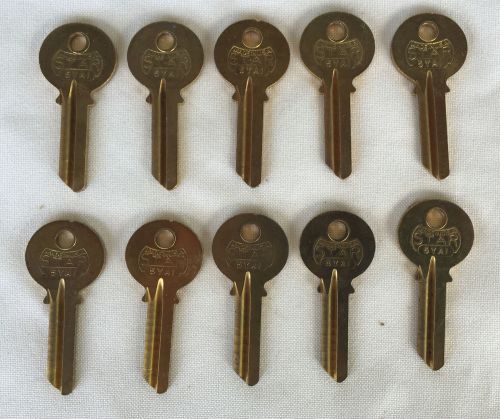 Vtg - Lot of 10 - STAR - Sargent -  uncut key blanks -  5YA1