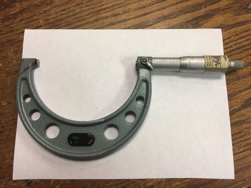 Mitutoyo 3-4&#034; Micrometer #103-218 Made in Japan